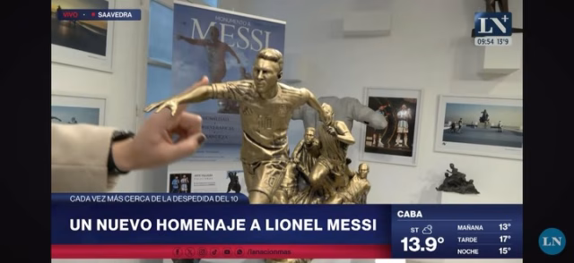 Gracias @lanacionmas por esta nota sobre el lanzamiento al Monumento a Messi 
 #Leomessi #argentina