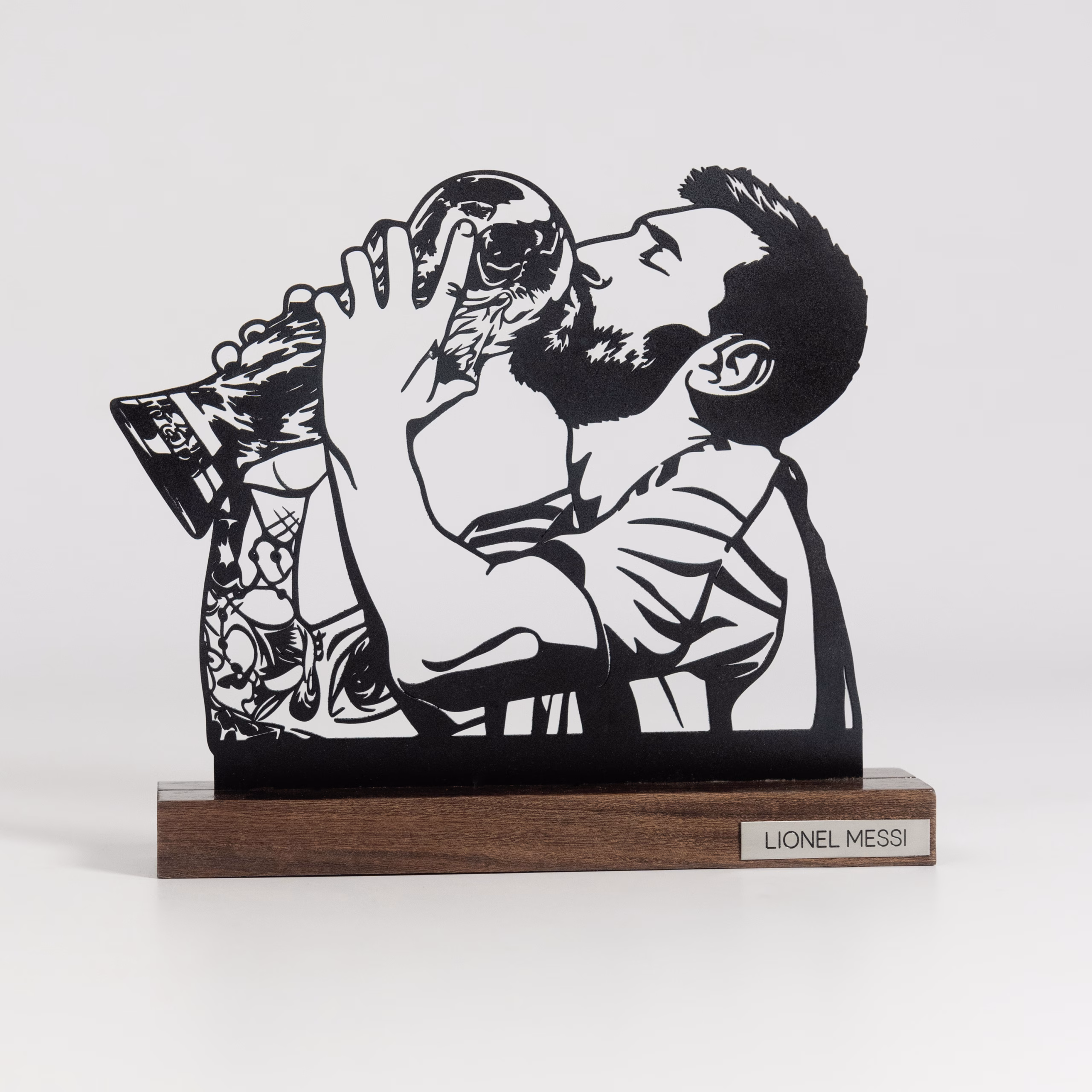 Grandeza: Lionel Messi. Escultura en Hierro.