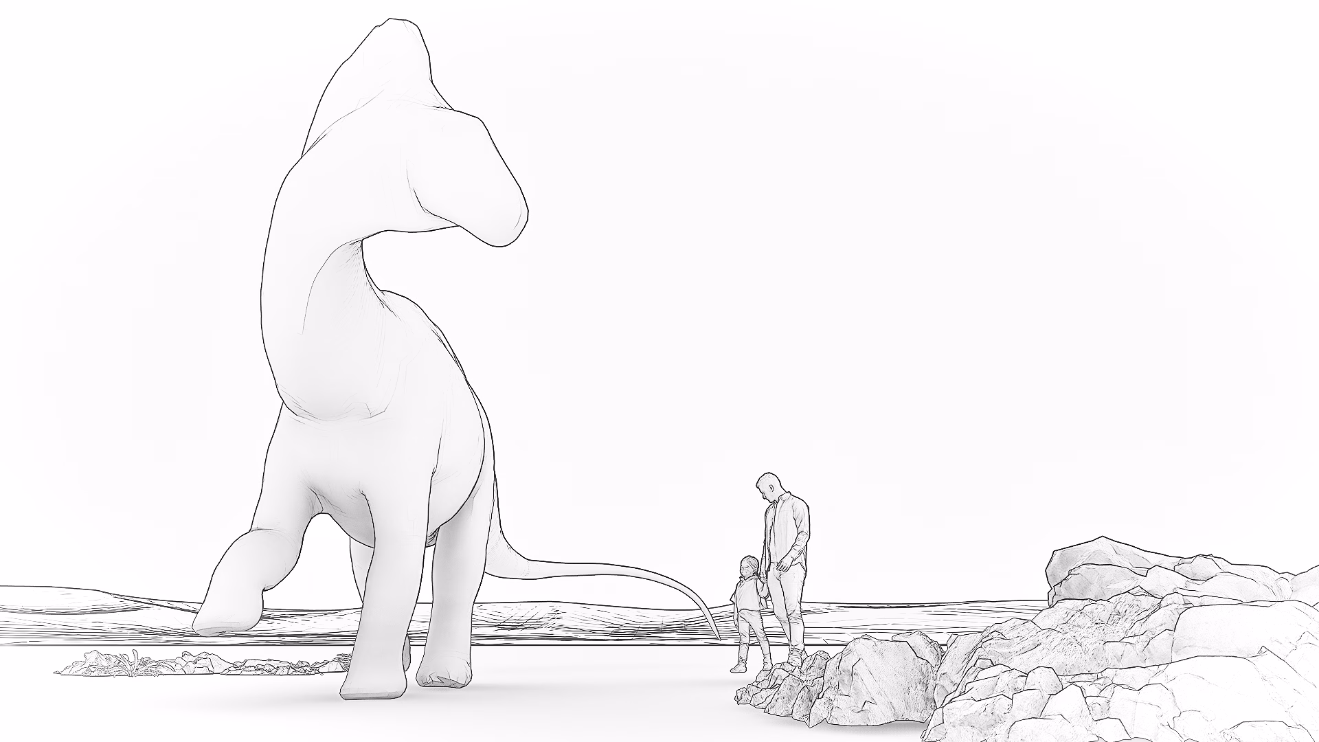 Parque de Reconstrucciones de Dinosaurios en la Patagonia